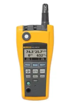 Fluke 975 AirMeter™多功能环境测量仪进行基本的IAQ/HVAC 测量